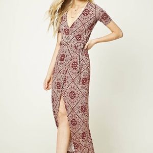 Floral Wrap Dress